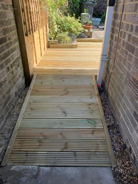 access ramp for decking 